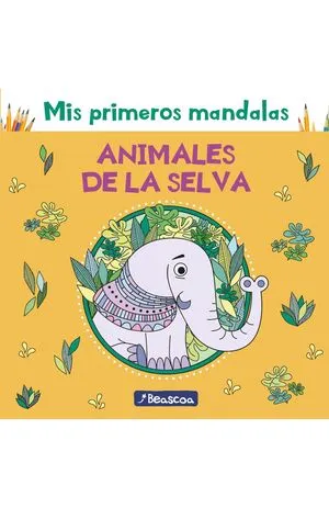 Portada de Mis primeros mandalas animales de la selva