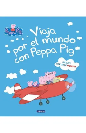 Portada de Peppa pig. Un cuento - viaja por el mundo con peppa pig