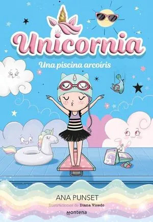Portada de Unicornia 9: Una piscina arcoiris