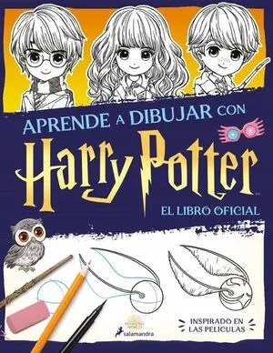 Portada de Aprende a dibujar con harry potter (libro oficial)