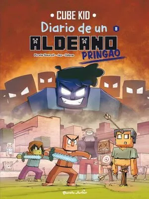 Portada de Minecraft. Diario de un aldeano pringao. Cómic 8