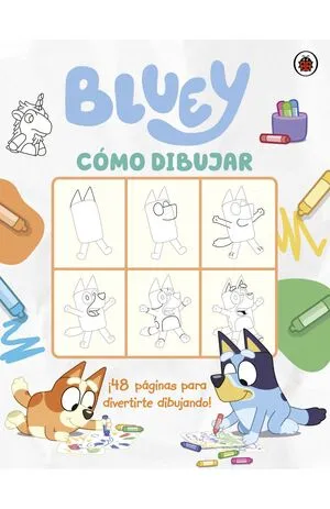 Portada de Bluey: Como dibujar actividades