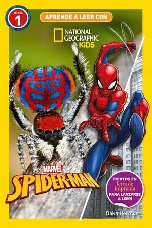 Portada de Aprende a leer con national geographic (nivel 1) - spiderman