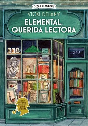 Portada de Cozy mystery: Elemental, querida lectora (serie misterios en la libreria sherlo ck holmes 1)