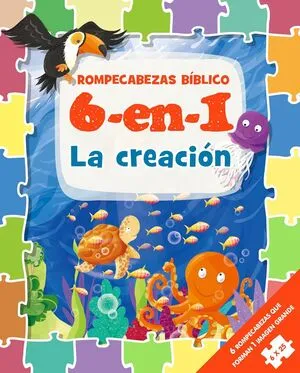 Portada de 6 en 1 biblia la creacion