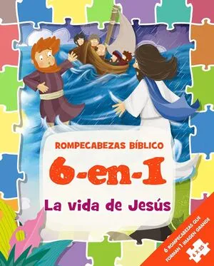 Portada de 6 en 1 biblia la vida de jesus