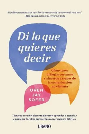 Portada de Di lo que quieres decir
