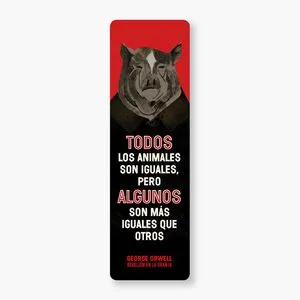 Portada de Marcapaginas :todos los animales son iguales