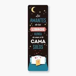 Portada de Marcapaginas: Los amantes de los libros nunca se van a la cama solos
