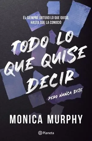 Portada de Lancaster 1. Todo lo que quise decir, pero nunca dije