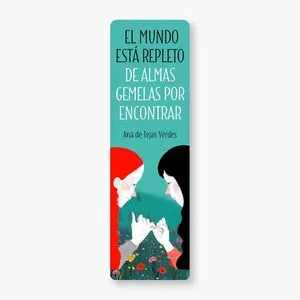 Portada de Marcapaginas: El mundo esta repleto de almas gemelas