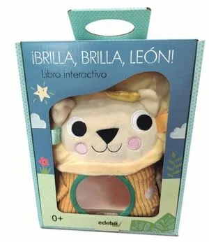 Portada de ¡Brilla, brilla, leon! Libro interactivo para bebes
