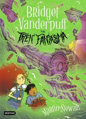 Portada de Bridget vanderpuff 2. Bridget vanderpuff y el tren fantasma