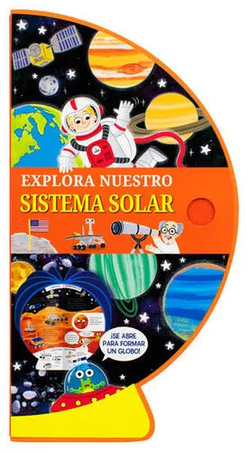 Portada de Libro infantil esférico: Explora nuestro sistema solar