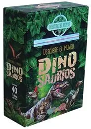 Portada de Dinosaurios libro y 40 tarjetas bisus9324