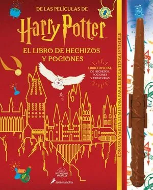 Portada de El libro de hechizos y pociones (libro oficial) (harry potter)
