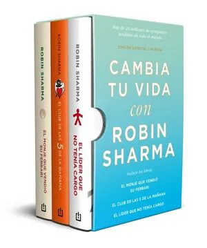 Portada de Estuche cambia tu vida con robin sharma