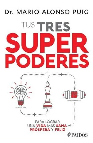 Portada de Tus tres superpoderes para lograr una vida mas sana prospera y feliz
