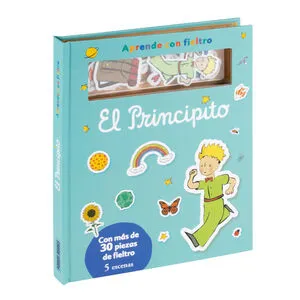 Portada de El principito - aprende con fieltro