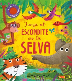 Portada de Juega al escondite en la selva