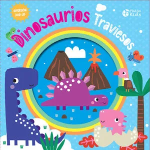 Portada de Dinosaurios traviesos - diversion pop up
