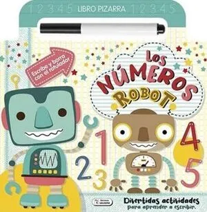 Portada de Los numeros robots . Libro pizarra ccd233-2