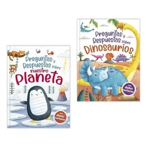 Portada de Pack preguntas y respuestas sobre nuestro planeta-dinosaurios ctd227