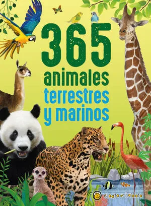 Portada de 365 animales terrestres y marinos