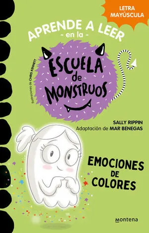 Portada de Aprender a leer en la escuela de monstruos 8 - emociones de colores