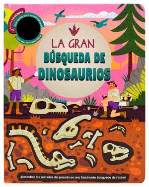 Portada de La gran busqueda de dinosaurios
