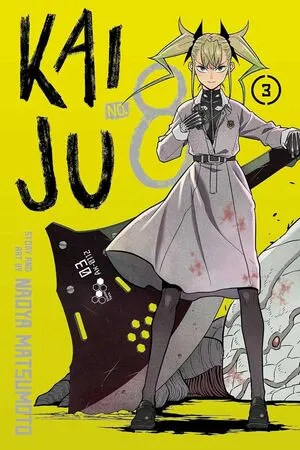 Portada de Kaiju no. 8, vol. 3
