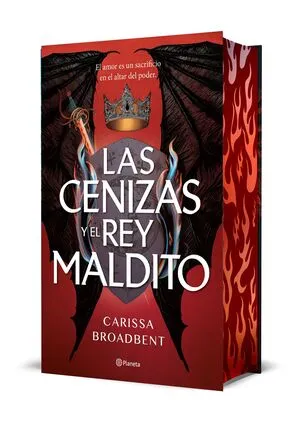 Portada de Las cenizas y el rey maldito (edición cantos tintados)