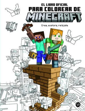 Portada de Minecraft. El libro oficial para colorear