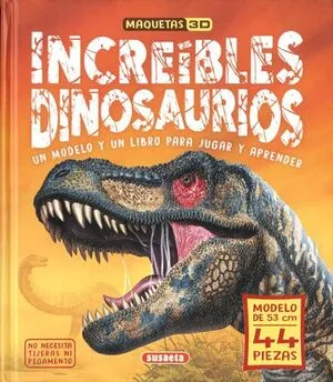 Portada de Increíbles dinosaurios (maquetas 3d