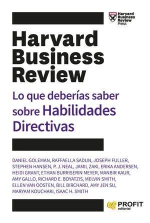 Portada de Lo que deberias saber sobre habilidades directivas