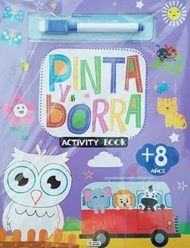 Portada de Pinta y borra morado 8 años cpc227