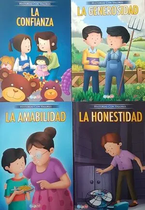 Portada de Pack historias con valores (honestidad,amabilidad,generosidad,confianza) bbmcw9644