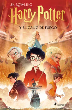 Portada de Harry potter 4: El caliz de fuego (edicion con ilustraciones)