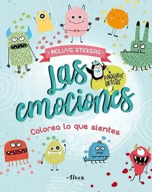Portada de Las emociones: Colorea lo que sientes