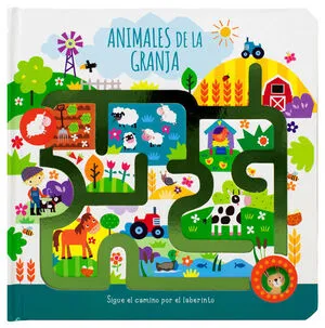 Portada de Sigue el camino por el laberinto: Animales de la granja