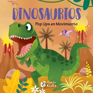Portada de Pop up en movimiento - dinosaurios