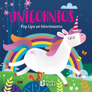Portada de Pop up en movimiento - unicornios