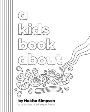 Portada de A kids book about emotions