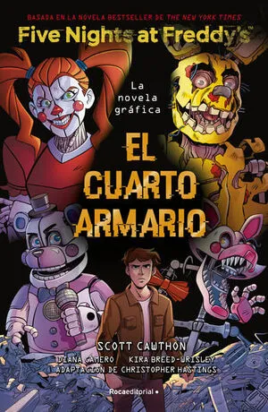 Portada de Five nights at freddy's 3: El cuarto armario (novela grafica)