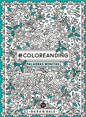 Portada de Coloreanding: Palabras bonitas