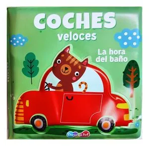Portada de Coches veloces, libro de baño bfbri0179
