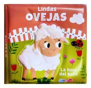 Portada de Lindas ovejas, libro de baño bfbri0179