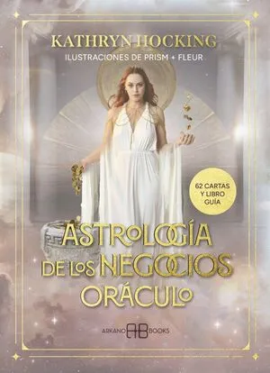Portada de Astrologia de los negocios. Oraculo (62 cartas y libro guía)
