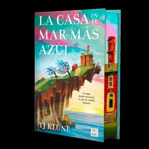 Portada de La casa en el mar mas azul (cantos tintados)