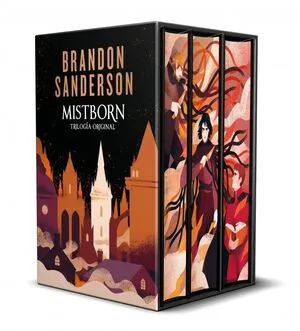 Portada de Estuche mistborn trilogia original (nacidos de la bruma, el pozo de la ascension,el heroe de las eras) (edición limitada especial)